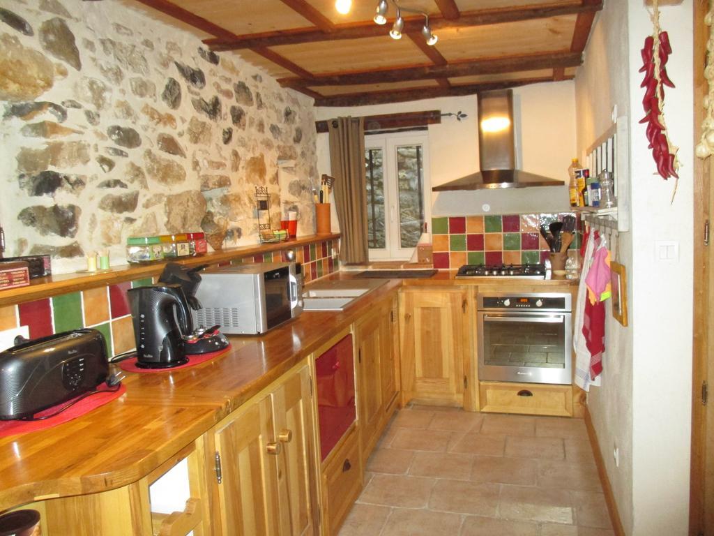 Vallon-Pont-dʼArc L'Olivier Chez Mame Marthe 빌라 객실 사진
