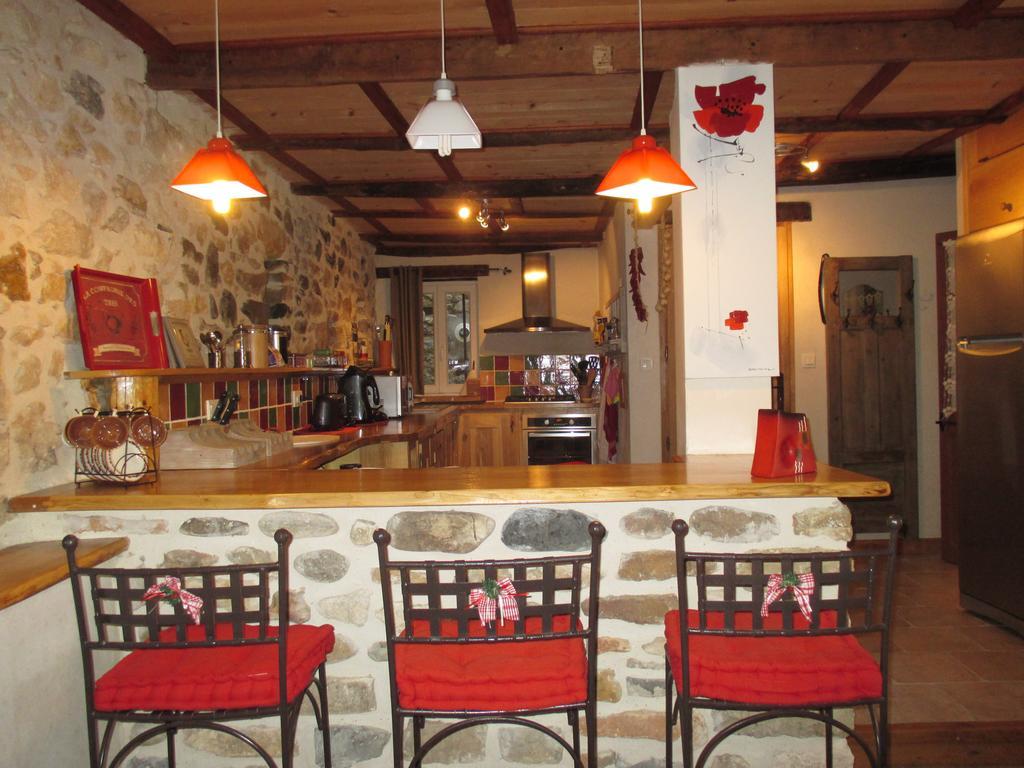 Vallon-Pont-dʼArc L'Olivier Chez Mame Marthe 빌라 객실 사진