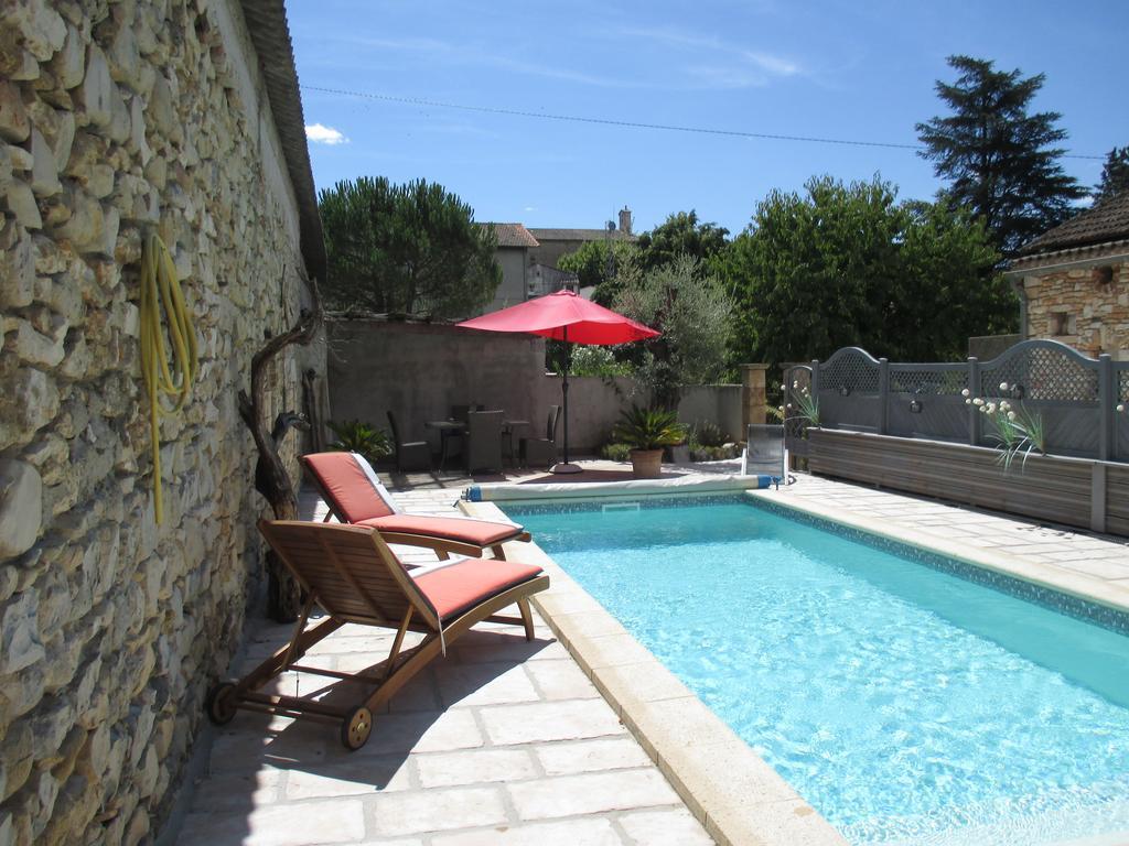 Vallon-Pont-dʼArc L'Olivier Chez Mame Marthe 빌라 객실 사진